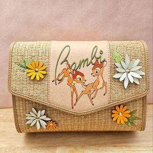 Disney Bambi Straw Crossbody Bag